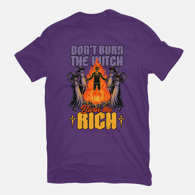 Witches Burn Riches-Womens-Fitted-Tee-Studio Mootant