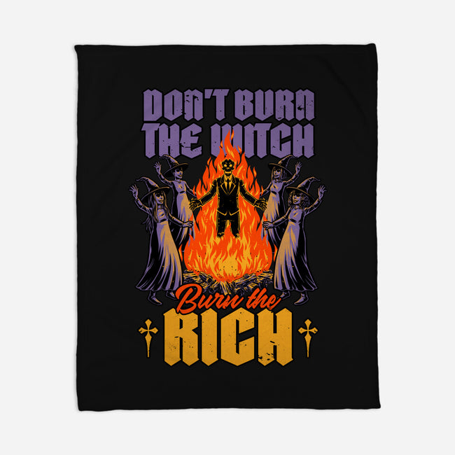 Witches Burn Riches-None-Fleece-Blanket-Studio Mootant