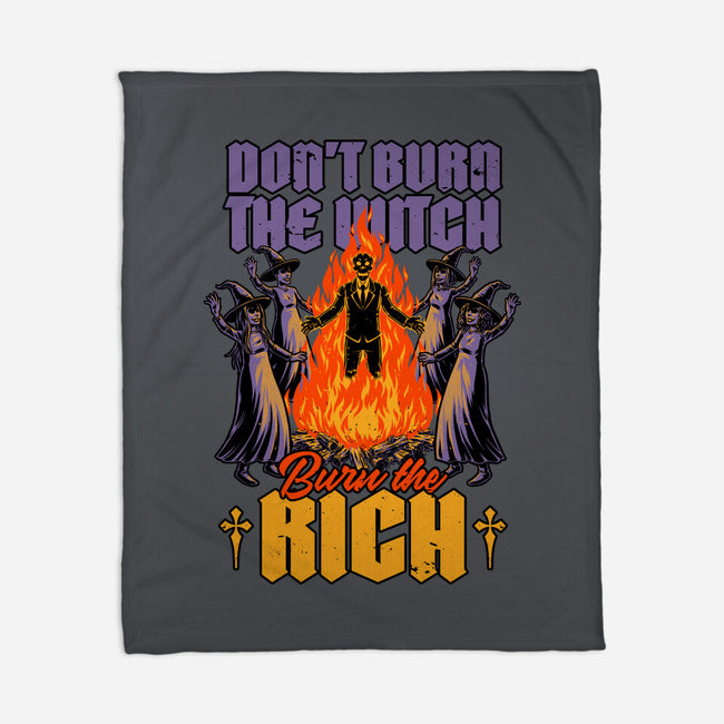 Witches Burn Riches-None-Fleece-Blanket-Studio Mootant