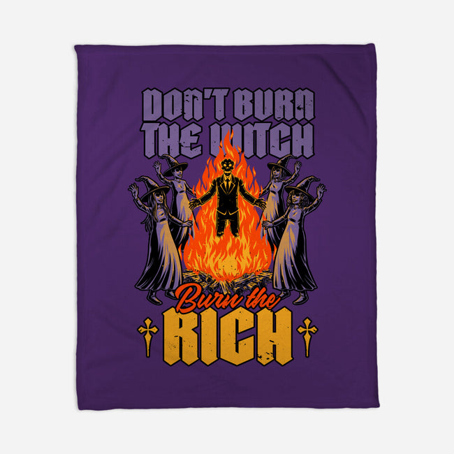 Witches Burn Riches-None-Fleece-Blanket-Studio Mootant