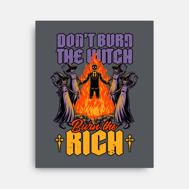 Witches Burn Riches-None-Stretched-Canvas-Studio Mootant