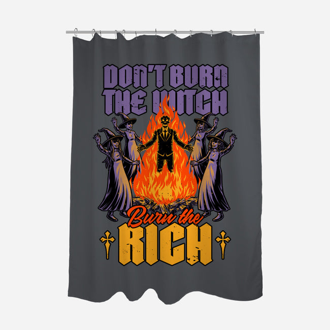 Witches Burn Riches-None-Polyester-Shower Curtain-Studio Mootant