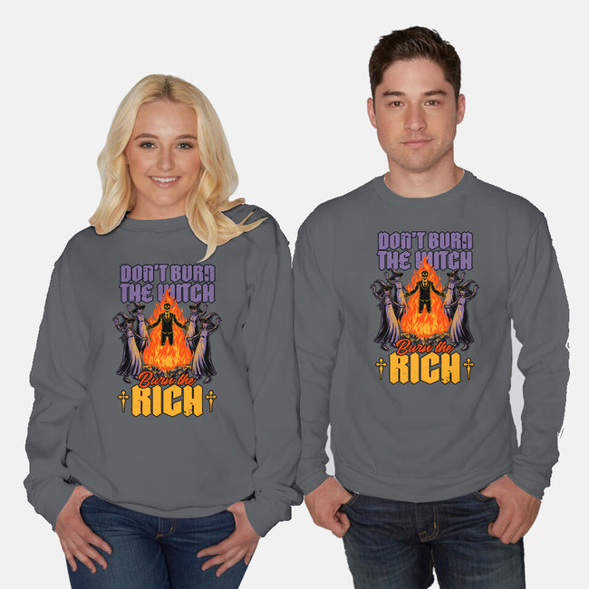 Witches Burn Riches-Unisex-Crew Neck-Sweatshirt-Studio Mootant
