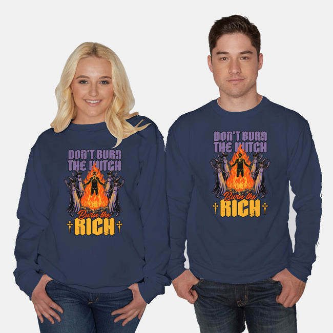 Witches Burn Riches-Unisex-Crew Neck-Sweatshirt-Studio Mootant