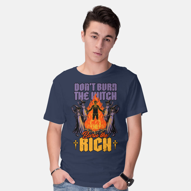 Witches Burn Riches-Mens-Basic-Tee-Studio Mootant