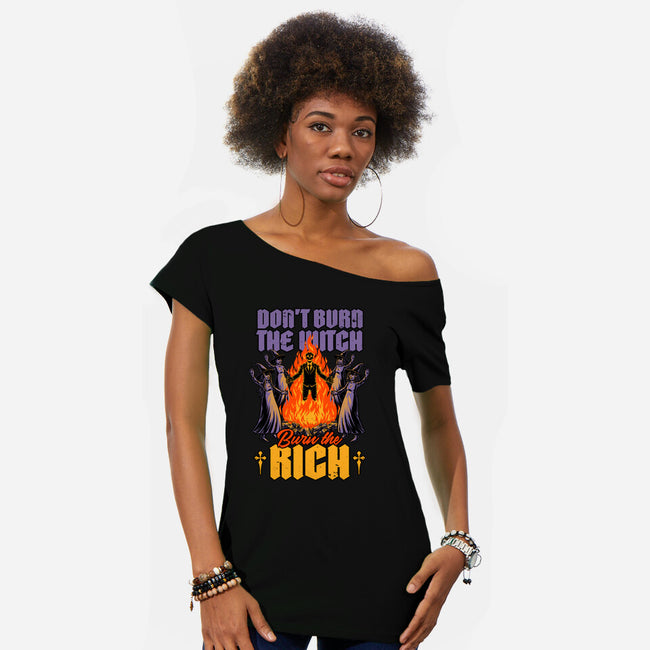 Witches Burn Riches-Womens-Off Shoulder-Tee-Studio Mootant