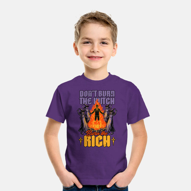 Witches Burn Riches-Youth-Basic-Tee-Studio Mootant