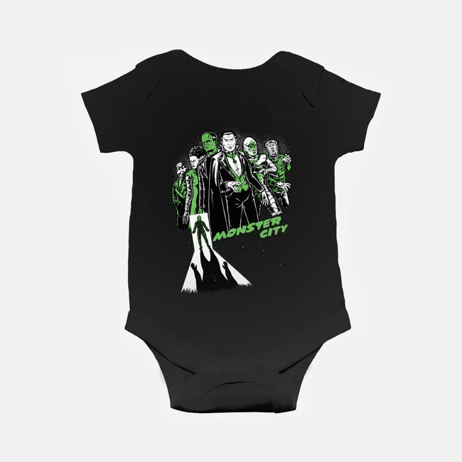 Monster City-Baby-Basic-Onesie-Studio Mootant