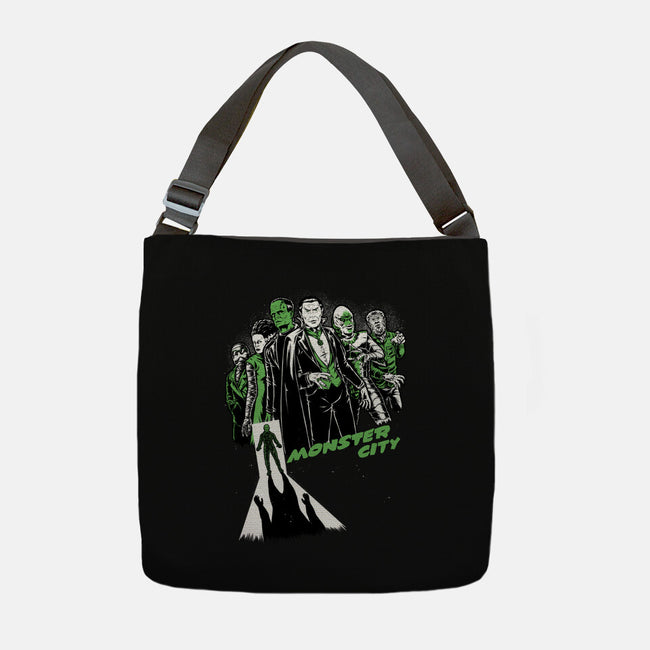 Monster City-None-Adjustable Tote-Bag-Studio Mootant