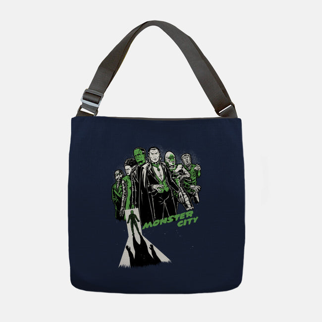 Monster City-None-Adjustable Tote-Bag-Studio Mootant