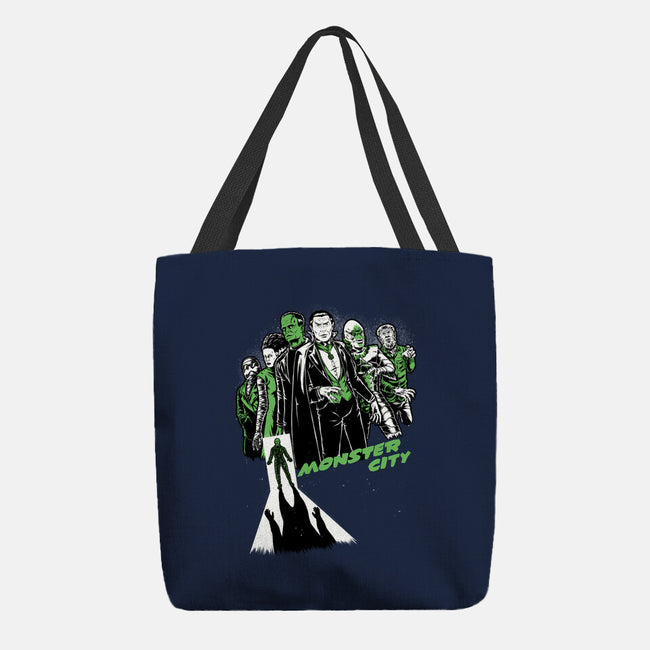 Monster City-None-Basic Tote-Bag-Studio Mootant