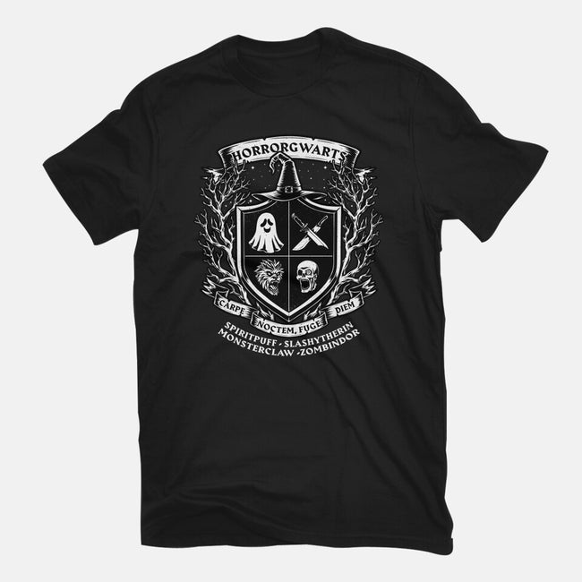 Horror Magic School-Unisex-Basic-Tee-Studio Mootant