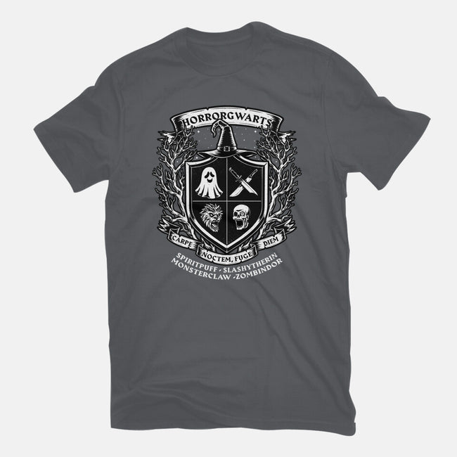 Horror Magic School-Unisex-Basic-Tee-Studio Mootant