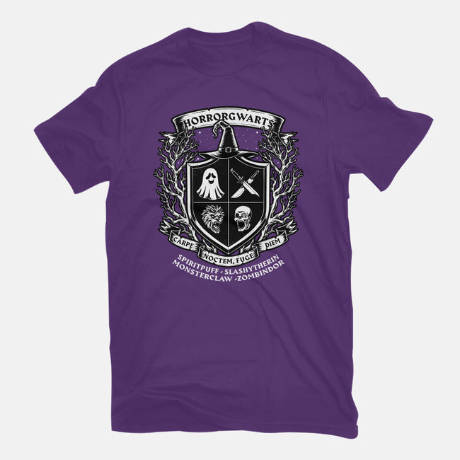 Horror Magic School-Mens-Basic-Tee-Studio Mootant