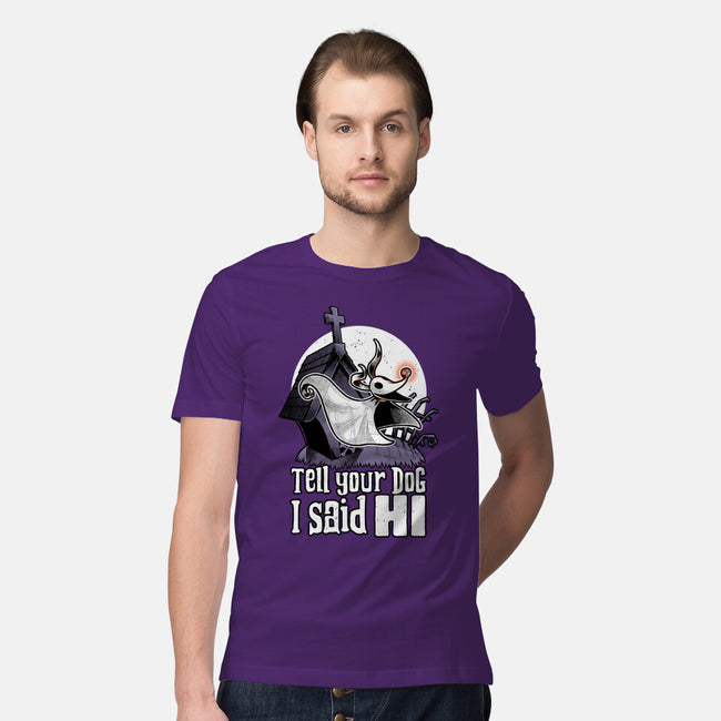 Ghost Animation Dog-Mens-Premium-Tee-Studio Mootant