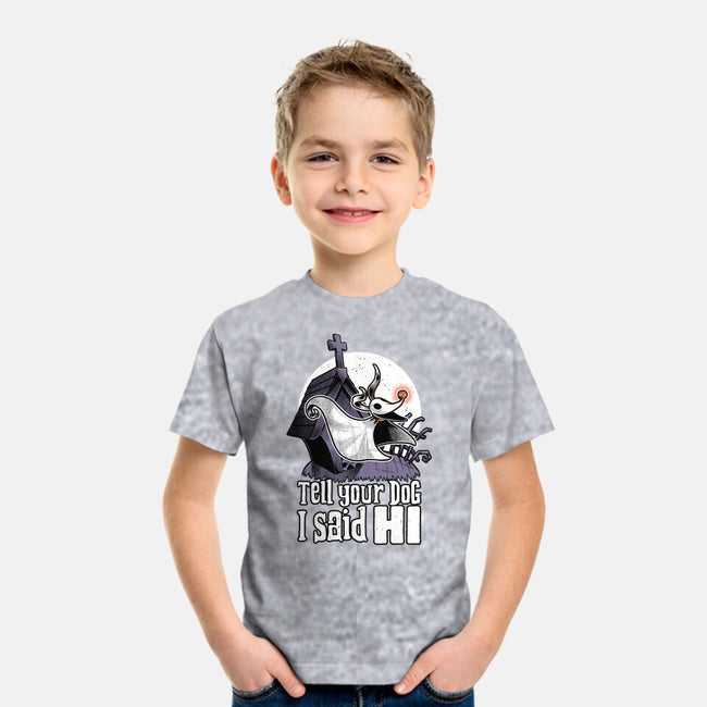 Ghost Animation Dog-Youth-Basic-Tee-Studio Mootant