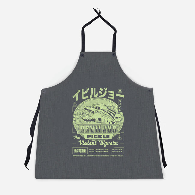 Deviljho Pickle Grunge-Unisex-Kitchen-Apron-LAGELANTEE