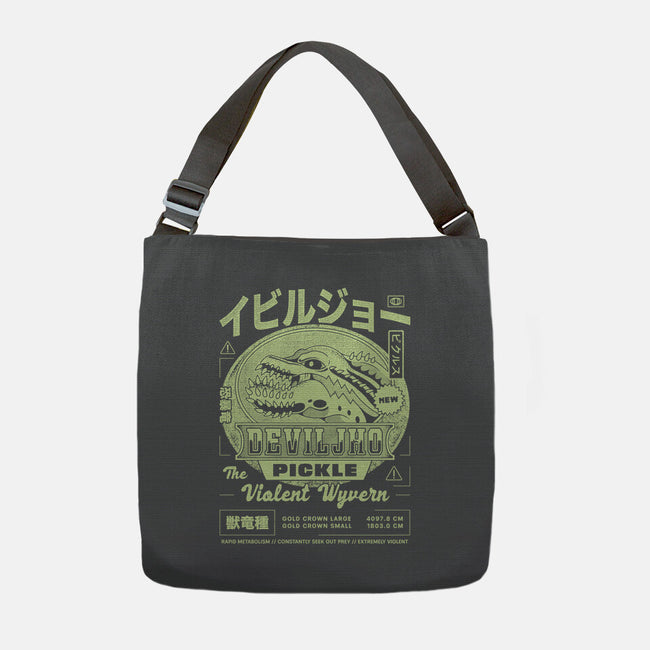 Deviljho Pickle Grunge-None-Adjustable Tote-Bag-LAGELANTEE