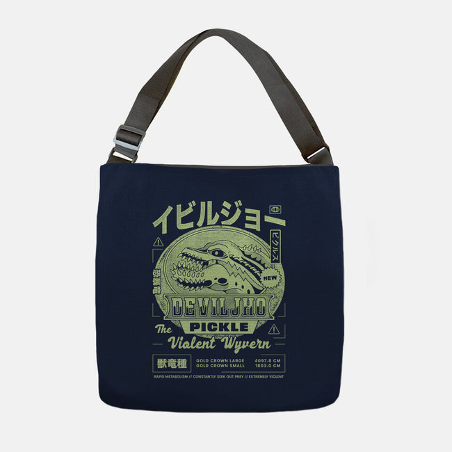 Deviljho Pickle Grunge-None-Adjustable Tote-Bag-LAGELANTEE