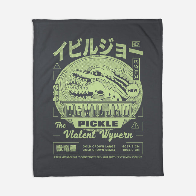 Deviljho Pickle Grunge-None-Fleece-Blanket-LAGELANTEE