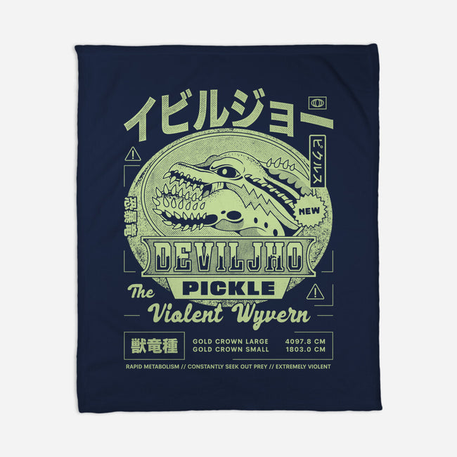 Deviljho Pickle Grunge-None-Fleece-Blanket-LAGELANTEE