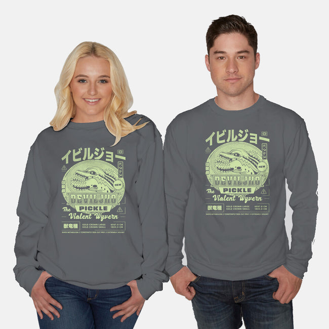 Deviljho Pickle Grunge-Unisex-Crew Neck-Sweatshirt-LAGELANTEE