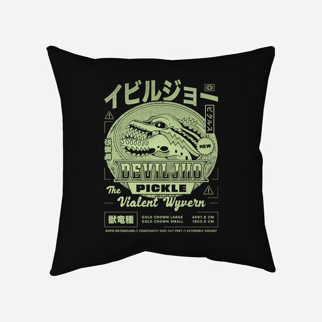 Deviljho Pickle Grunge-None-Removable Cover w Insert-Throw Pillow-LAGELANTEE