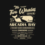 The Two Whales Diner Emblem-Womens-Fitted-Tee-LAGELANTEE