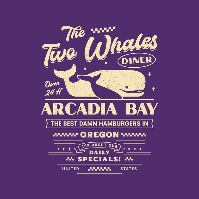 The Two Whales Diner Emblem-Womens-Fitted-Tee-LAGELANTEE