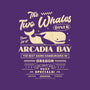 The Two Whales Diner Emblem-Womens-Fitted-Tee-LAGELANTEE