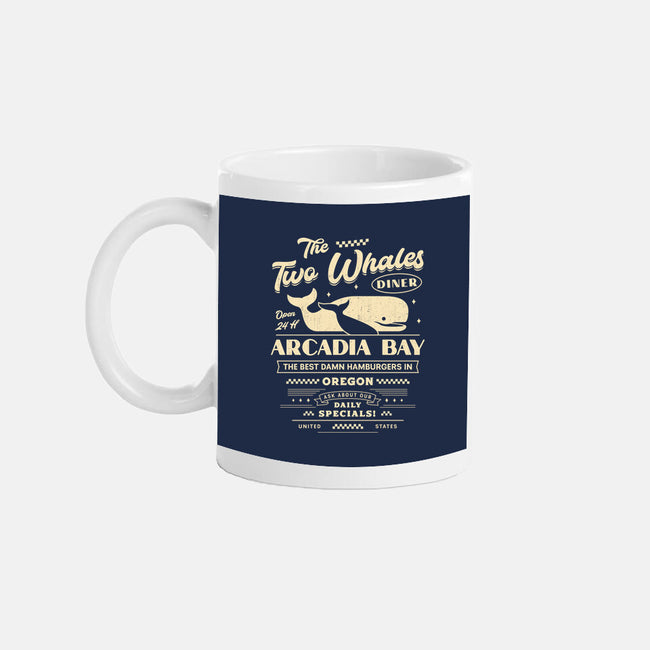 The Two Whales Diner Emblem-None-Mug-Drinkware-LAGELANTEE