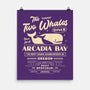 The Two Whales Diner Emblem-None-Matte-Poster-LAGELANTEE