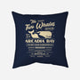 The Two Whales Diner Emblem-None-Removable Cover w Insert-Throw Pillow-LAGELANTEE