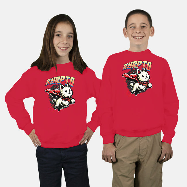 SuperPup-Youth-Crew Neck-Sweatshirt-palmstreet