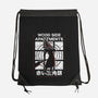 Wood Side Apartments Monster-None-Drawstring-Bag-LAGELANTEE