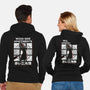 Wood Side Apartments Monster-Unisex-Zip-Up-Sweatshirt-LAGELANTEE