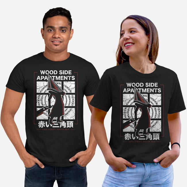 Wood Side Apartments Monster-Unisex-Basic-Tee-LAGELANTEE