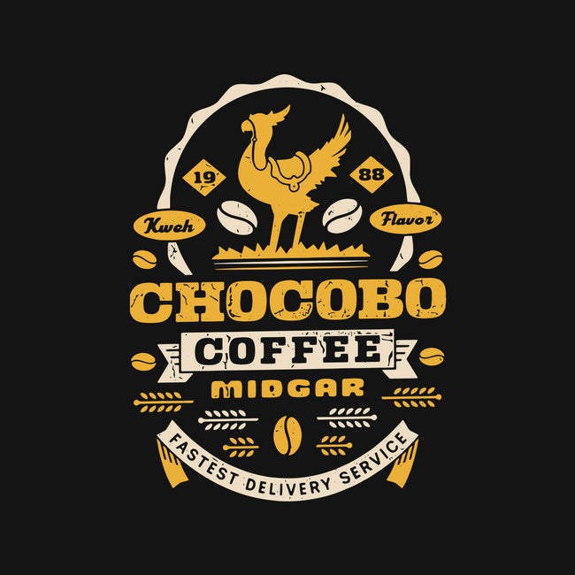 Chocobo Coffee Grunge-Unisex-Crew Neck-Sweatshirt-LAGELANTEE