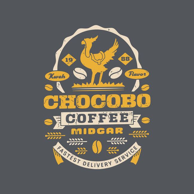 Chocobo Coffee Grunge-Womens-Fitted-Tee-LAGELANTEE