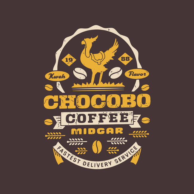 Chocobo Coffee Grunge-Unisex-Crew Neck-Sweatshirt-LAGELANTEE