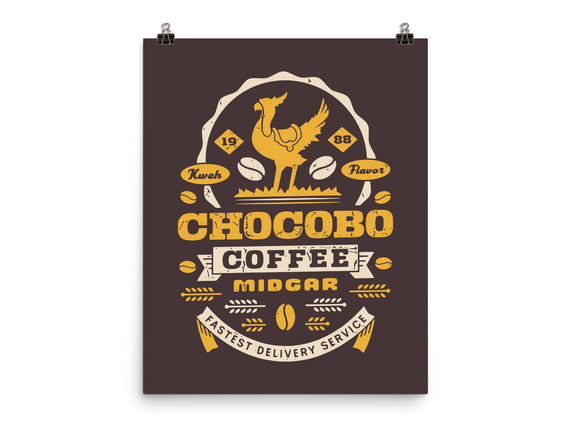 Chocobo Coffee Grunge