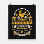 Chocobo Coffee Grunge-None-Matte-Poster-LAGELANTEE