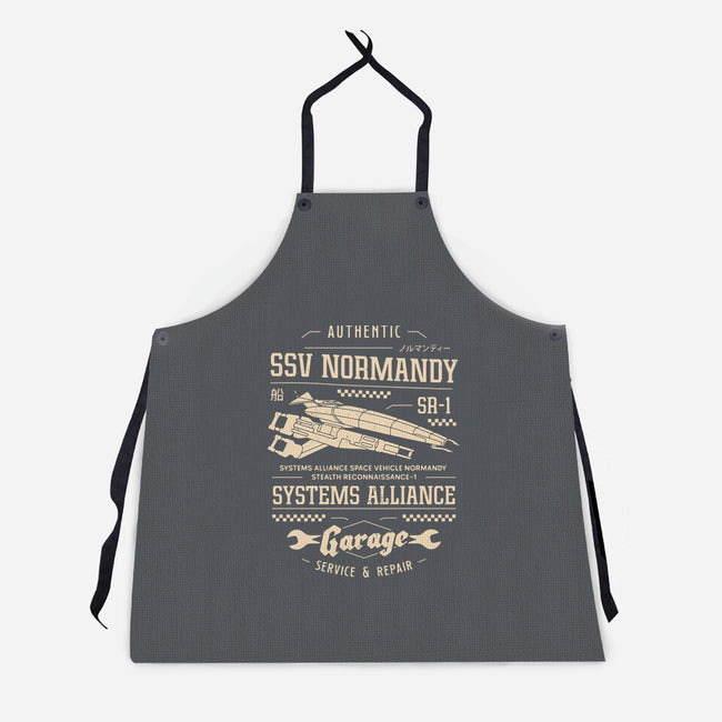 SSV Normandy Garage-Unisex-Kitchen-Apron-LAGELANTEE