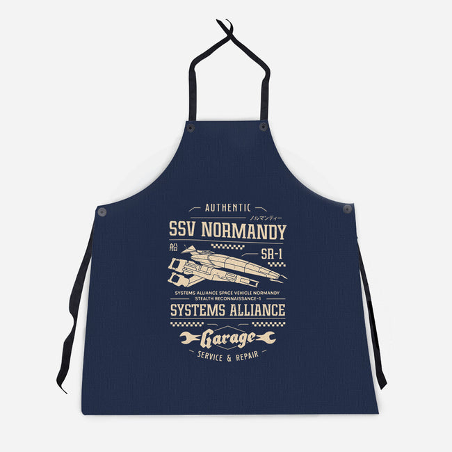 SSV Normandy Garage-Unisex-Kitchen-Apron-LAGELANTEE