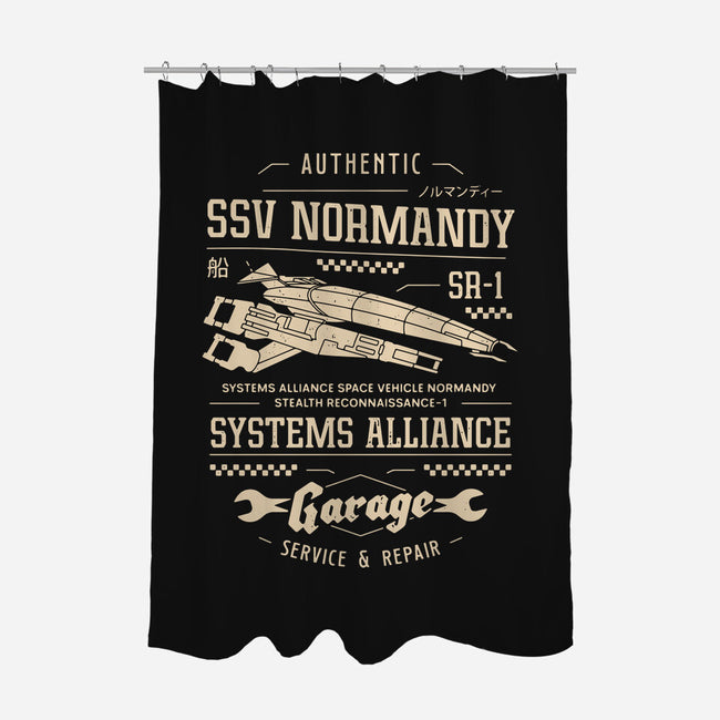 SSV Normandy Garage-None-Polyester-Shower Curtain-LAGELANTEE