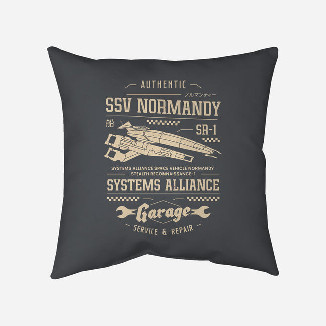 SSV Normandy Garage-None-Removable Cover w Insert-Throw Pillow-LAGELANTEE