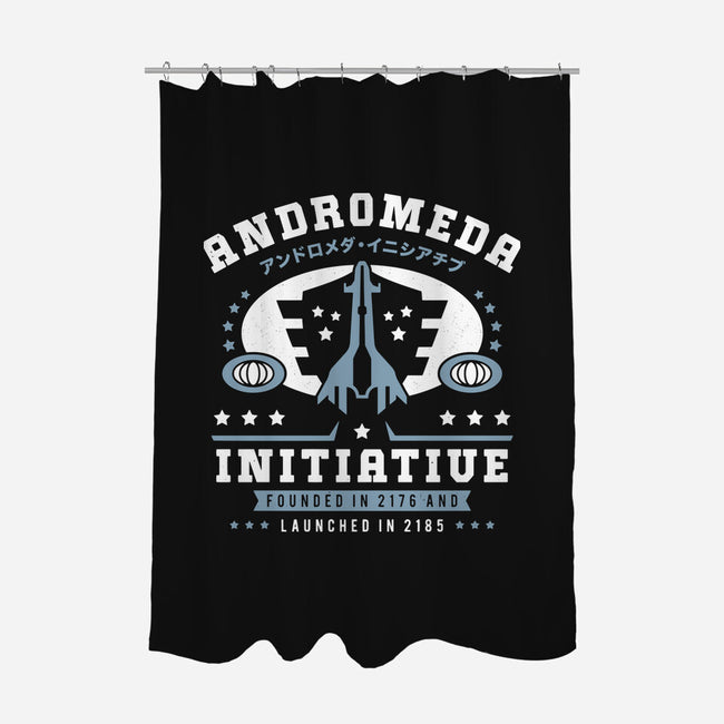 Andromeda Initiative Emblem-None-Polyester-Shower Curtain-LAGELANTEE