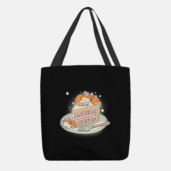 Kitty Cake-None-Basic Tote-Bag-Freecheese