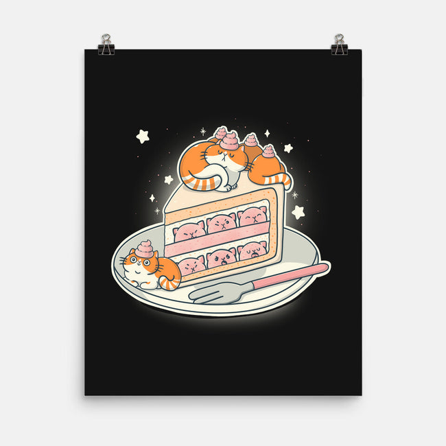 Kitty Cake-None-Matte-Poster-Freecheese