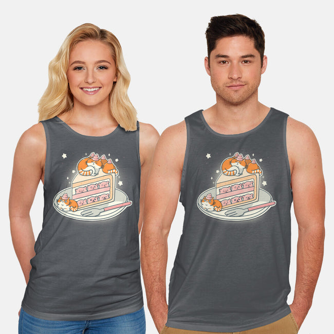 Kitty Cake-Unisex-Basic-Tank-Freecheese